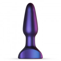 Анальная пробка Hueman, с вибрацией, фиолетовая, 3,8 см