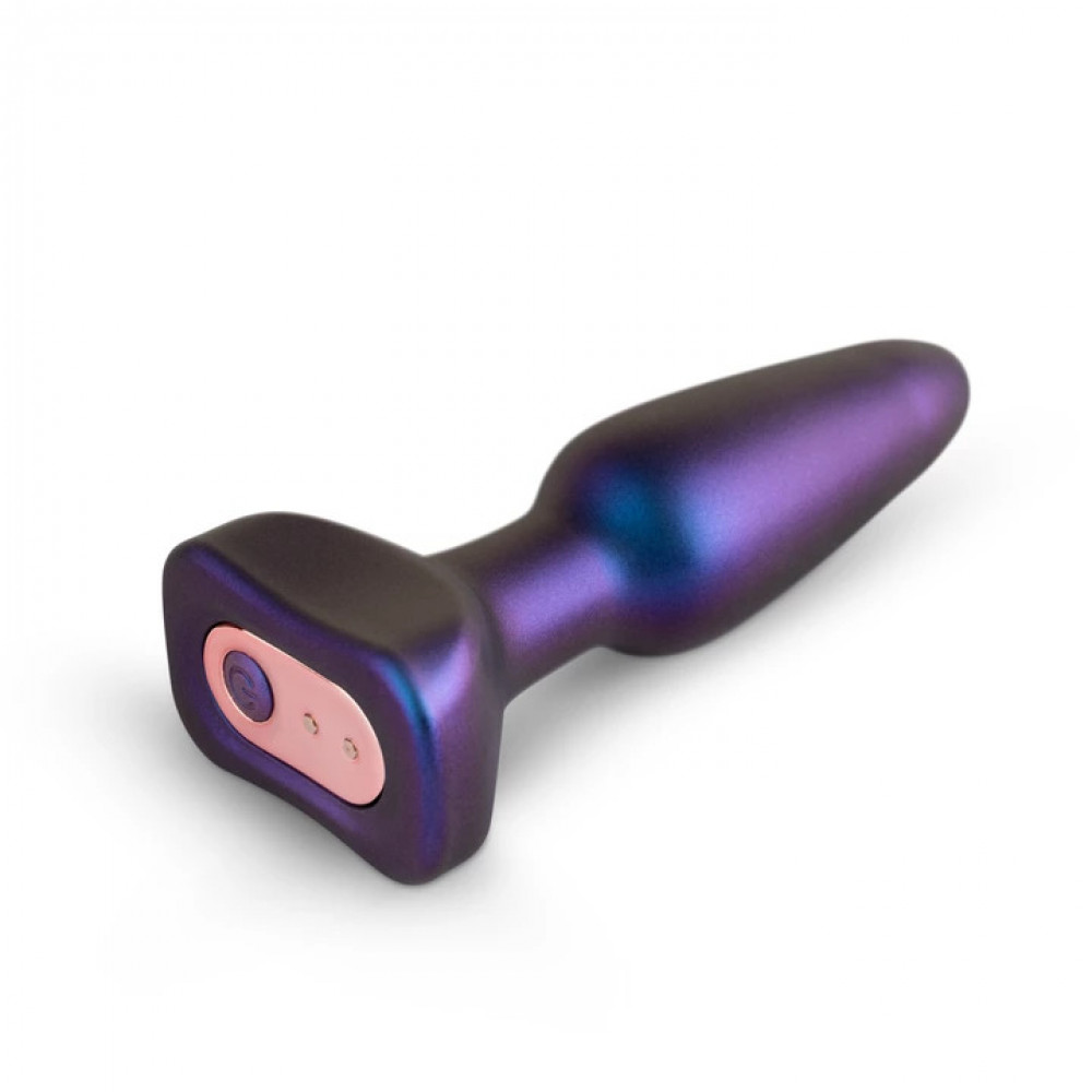 Анальные вибраторы - Анальная пробка Hueman, с вибрацией, фиолетовая, 3,8 см 6