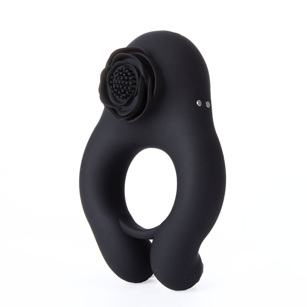 Эрекционные кольца с вибрацией - Эрекционное кольцо с дистанционным пультом BeYourLover ABE PENIS RING, чёрное 1