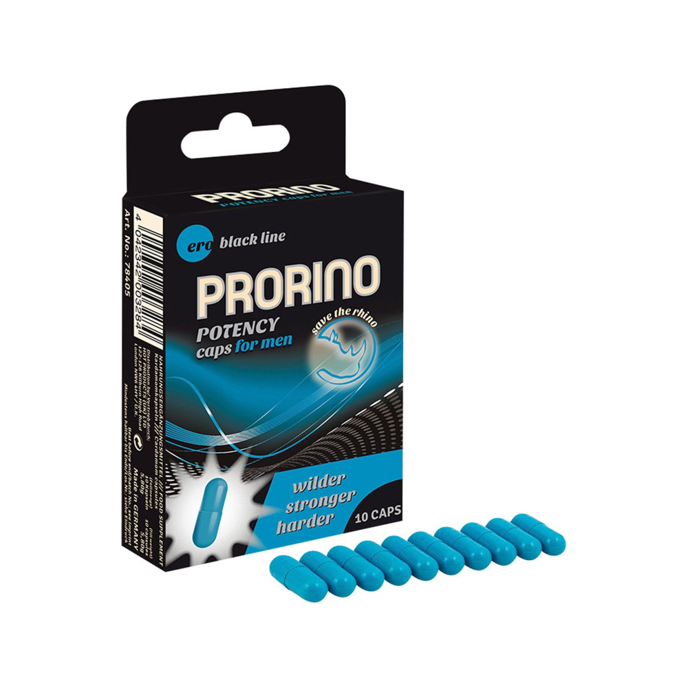 Средства для возбуждения - Капсулы для потенции PRORINO Premium Caps for man (цена за пачку, 10 штук)
