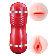 Мастурбатор із двома входами BOSS CLEO Double Delight 3.0, BS2600133