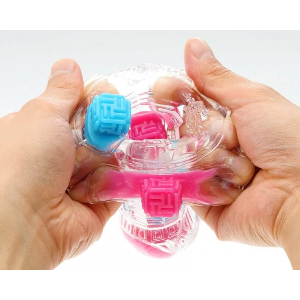 Мастурбатор - Мастурбатор со стимулирующими шариками TENGA Bobble Crazy Cubes 7