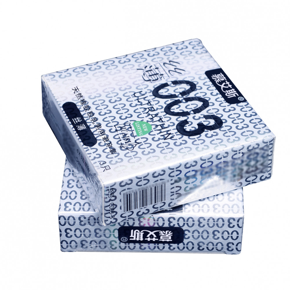 Презервативы - Презервативы латексные ультратонкие серебро 0,03 мм (в упаковке 3 шт) 5