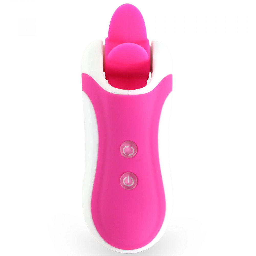 Клиторальный вибратор - Стимулятор с имитацией оральных ласк FeelzToys - Clitella Oral Clitoral Stimulator Pink 5