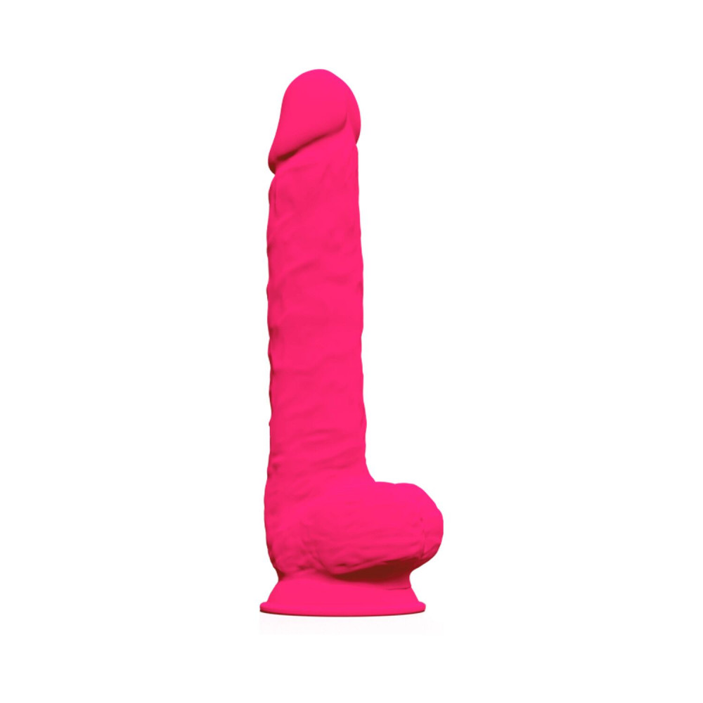 Фаллоимитаторы на присоске, двойные - Фаллоимитатор SilexD Kingston Pink (MODEL 15in), двухслойный, силикон+Silexpan, диаметр 7 см