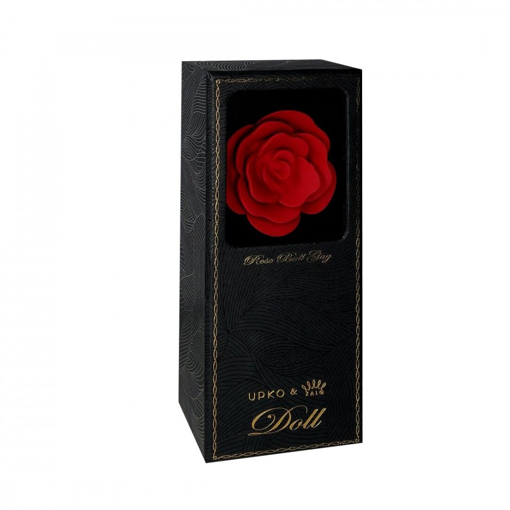 Кляп - Роскошный кляп в виде розы Zalo - Rose Ball Gag, двойное использование 1