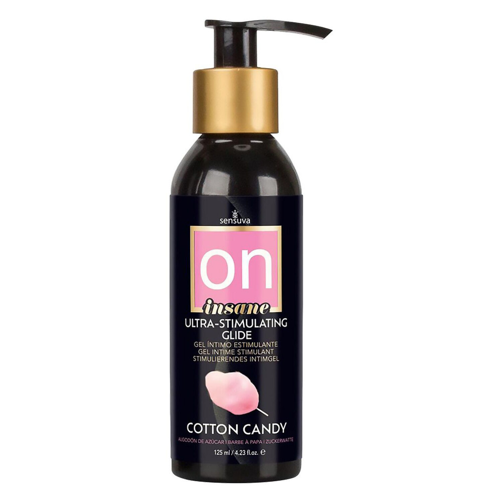 Средства для возбуждения - Возбуждающая смазка на гибридной основе Sensuva Ultra-Stimulating On Insane Cotton Candy (125 мл)