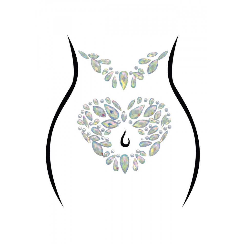 Интимные украшения - Leg Avenue Novalie body jewels sticker
