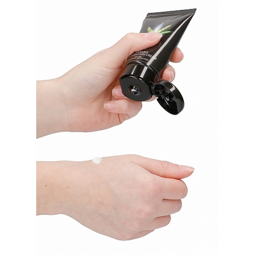 Різне - Стимулюючий крем для чоловіків Shots-CBD Cannabis Masturbation Cream For him, 50 ml 7