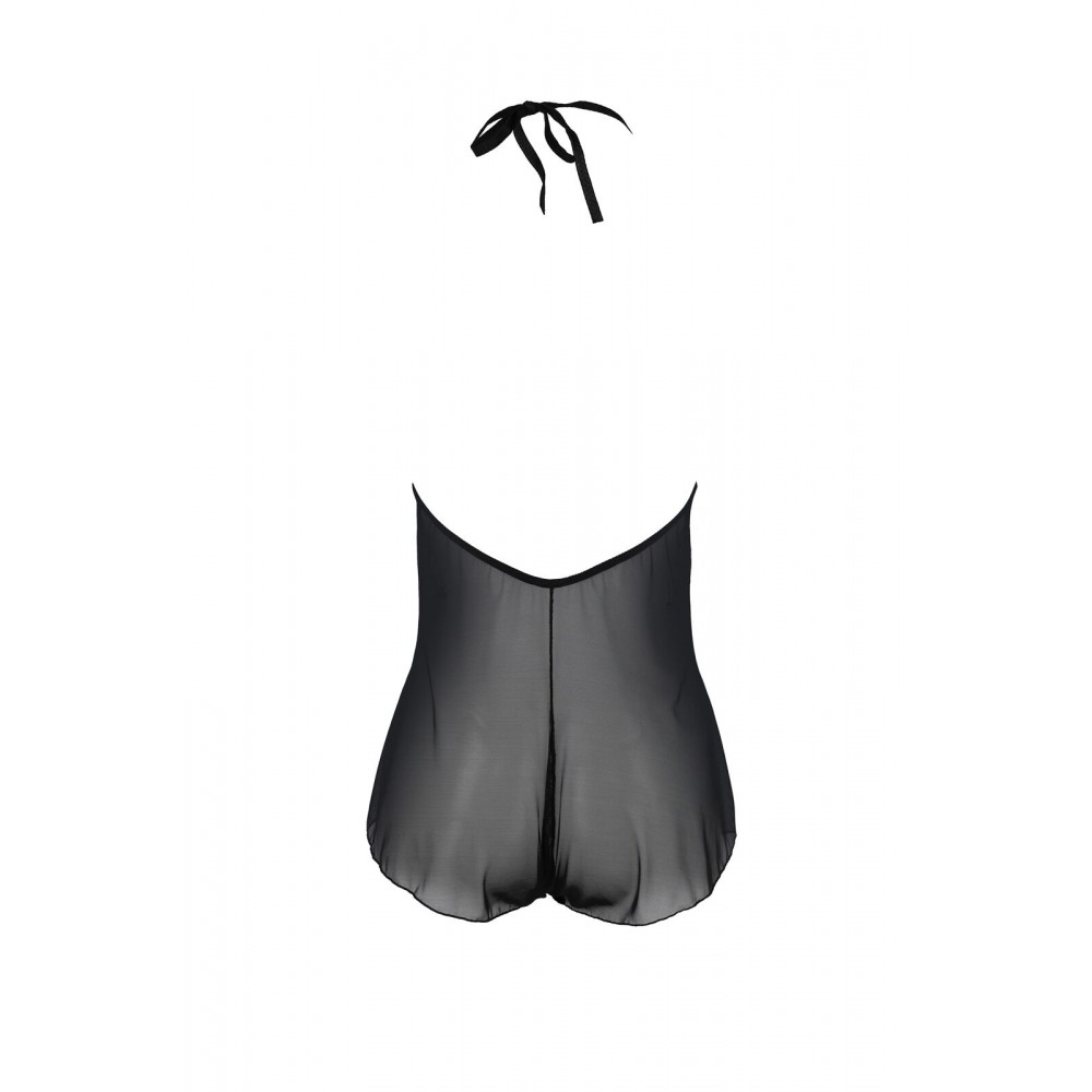 Эротическое боди - Боди Passion LEAFA BODY black L/XL - ECO Passion 3