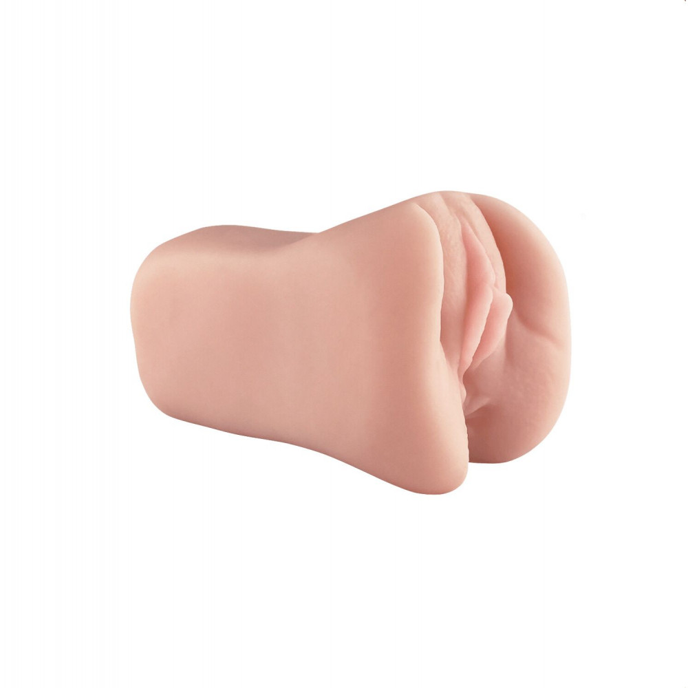 Мастурбаторы без вибрации - Мастурбатор-вагина + попка Alive Lola Super Realistic Masturbator L Flesh, два канала, реалистик 2