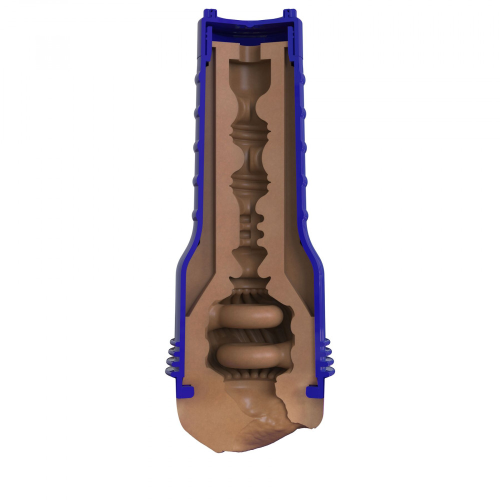 Мастурбаторы без вибрации - Мастурбатор-вагина Fleshlight Boost Bang Medium Dark Flesh, плавающие кольца Turbo Tech 3