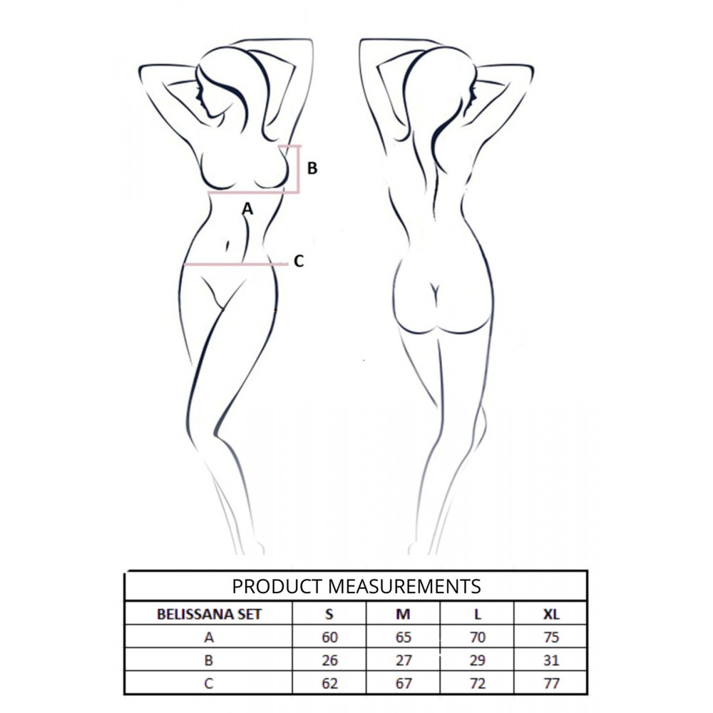 Комплекты - Комплект Passion BELISSANA SET white XL 9