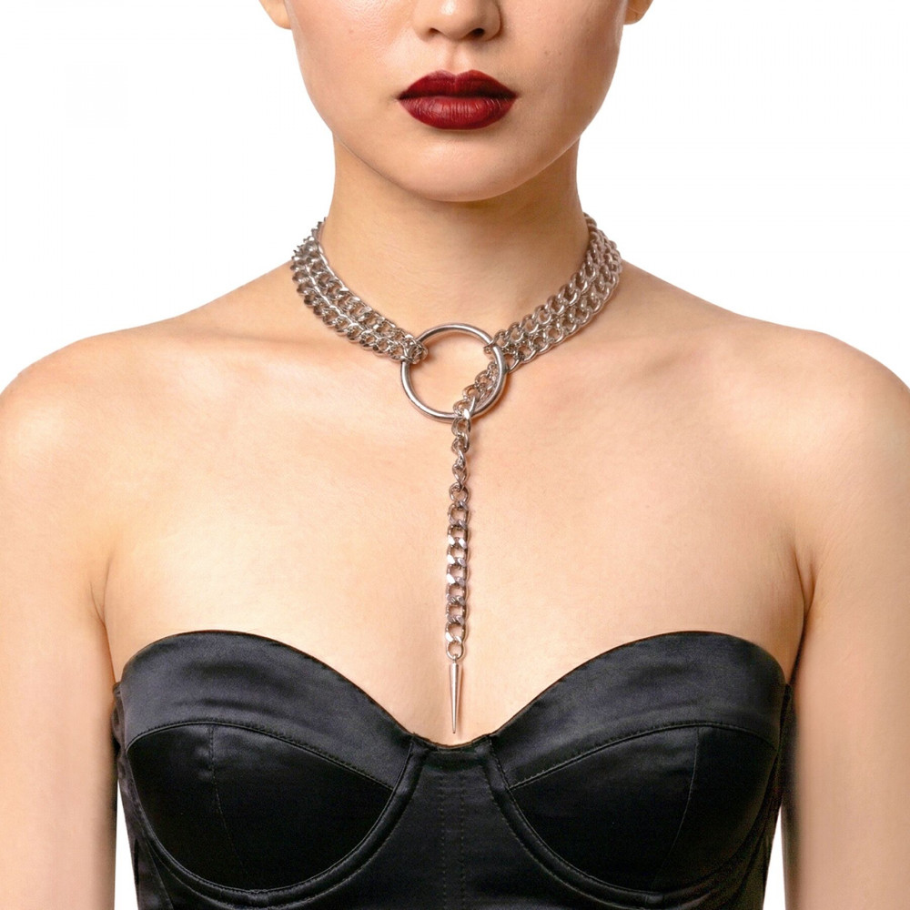  - Прикраса на шию Art of Sex - Anaconda, срібло 1