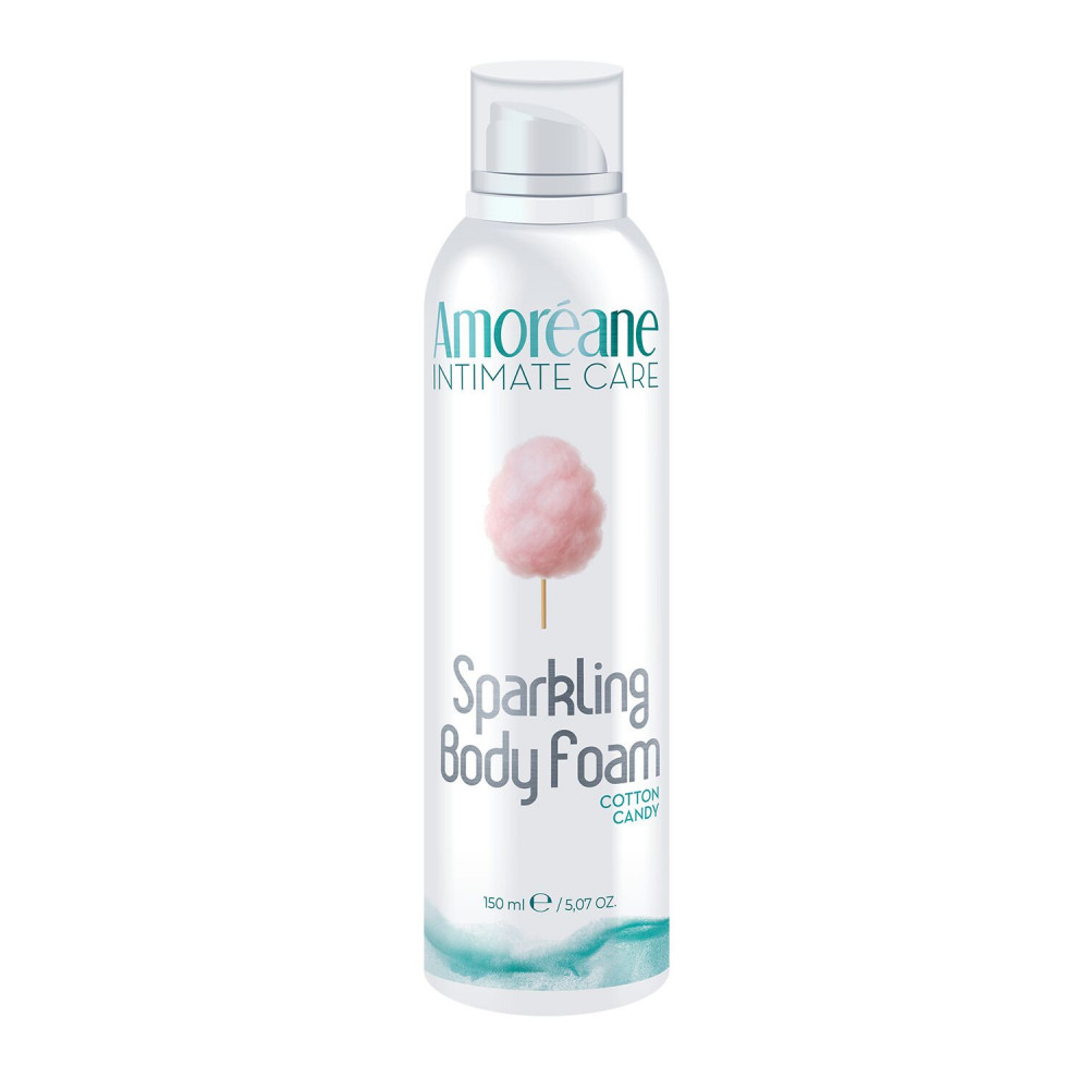Для массажа - Массажная пена Amoreane Sparkling Body Foam Cotton Candy (150 мл)
