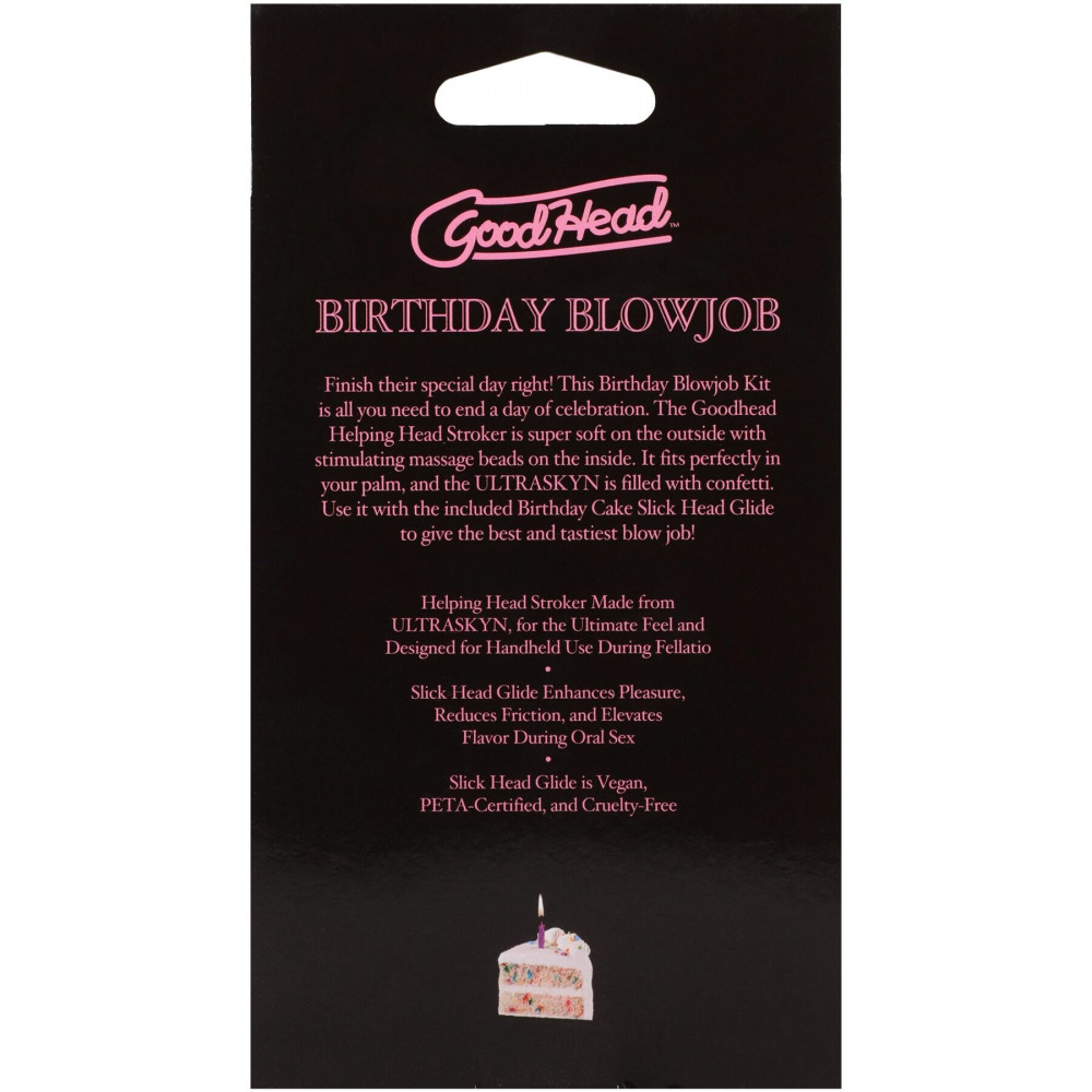Оральные смазки - Набор для минета Doc Johnson GoodHead Birthday Blowjob Kit 10
