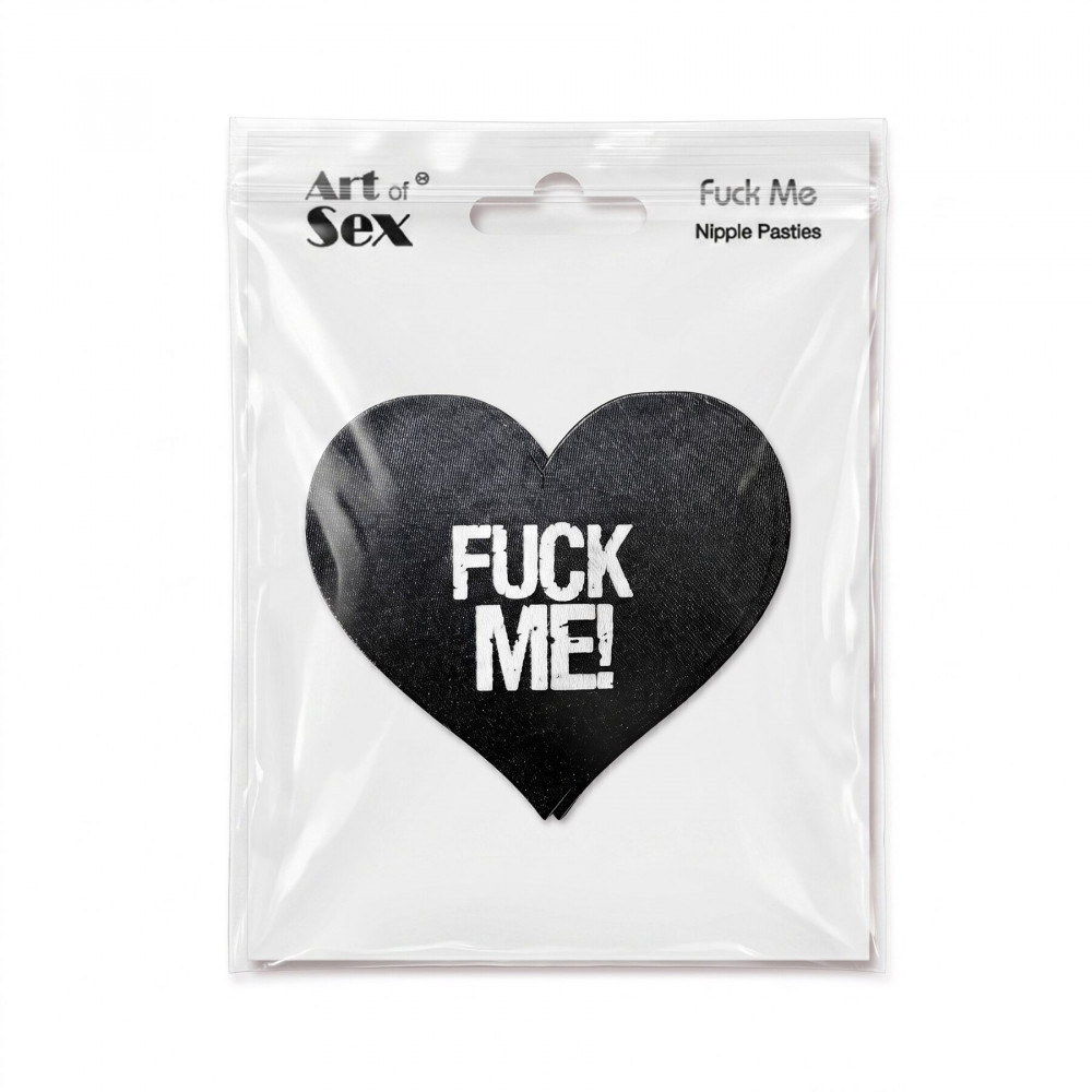 - Пестис-сердечка Art of Sex - Fuck me, чорний 2