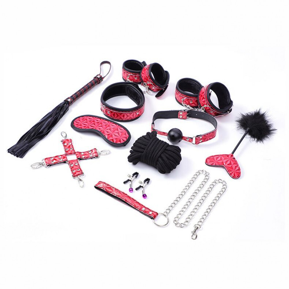 БДСМ игрушки - Набор для BDSM JSY KB80019 Pink 1
