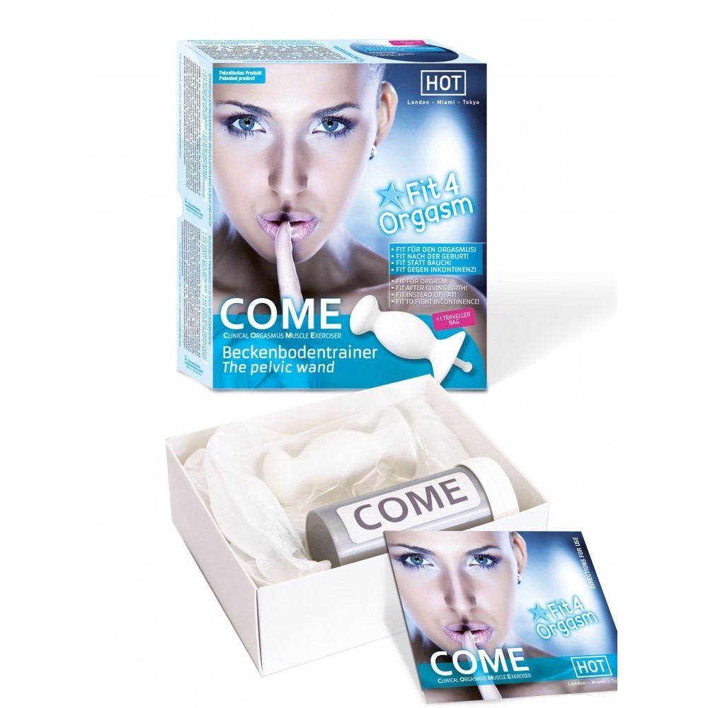 Разное - Тренажер мышц малого таза HOT Come The Pelvic Wand белый