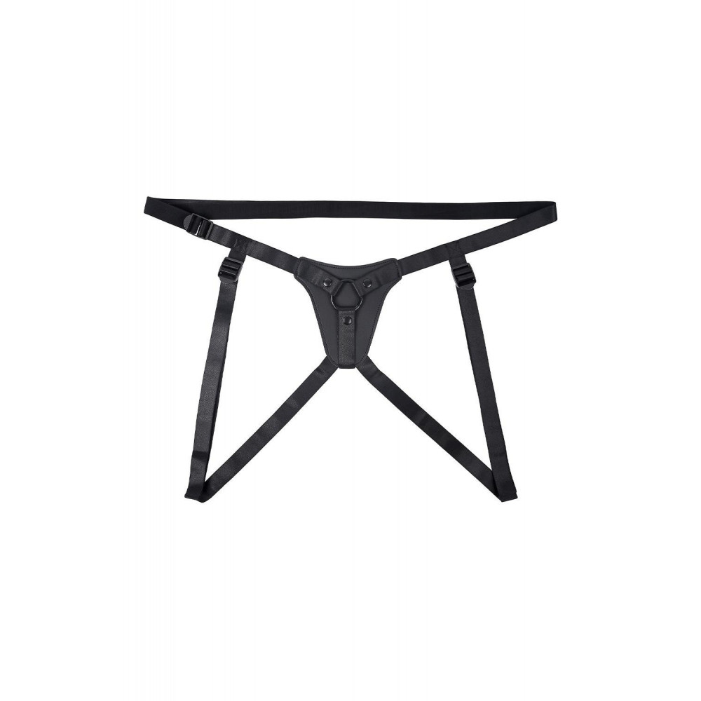 Страпони - Трусики-ремені для страпону Gender X чорні 3