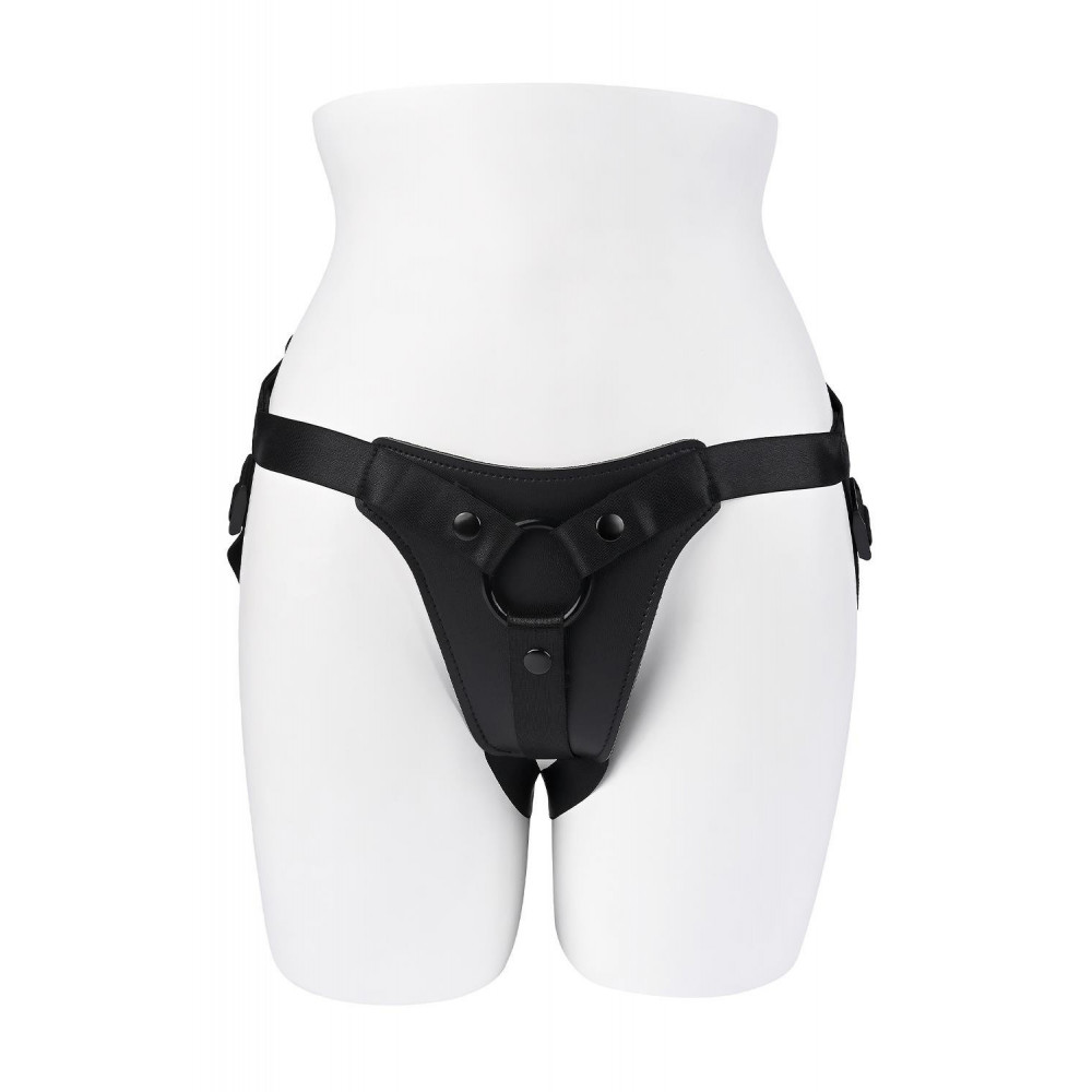 Страпони - Трусики-ремені для страпону Gender X чорні 1