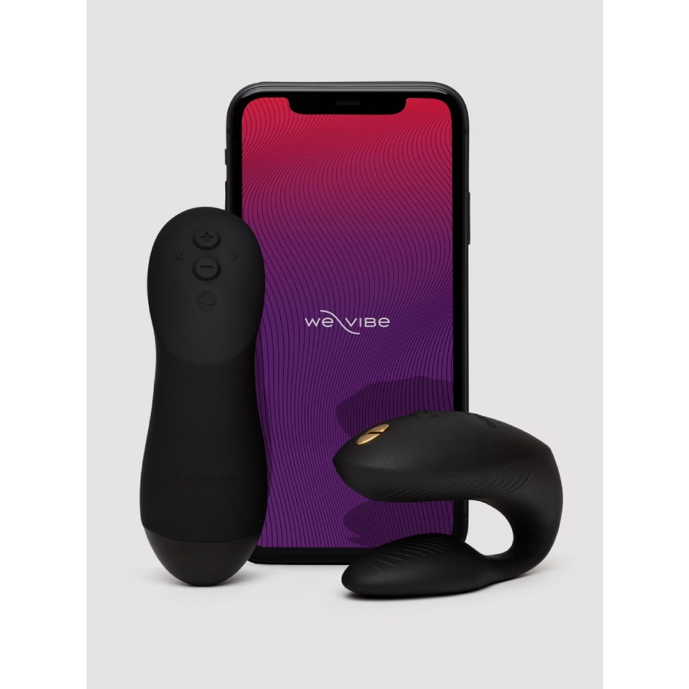 Игрушки для пар - Вибратор для пар We-Vibe Chorus Pro Satin Blackс пультом и приложением, черный 33