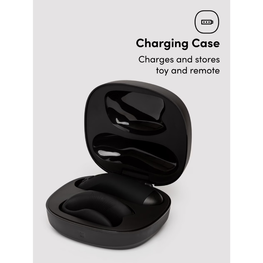 Игрушки для пар - Вибратор для пар We-Vibe Chorus Pro Satin Blackс пультом и приложением, черный 47