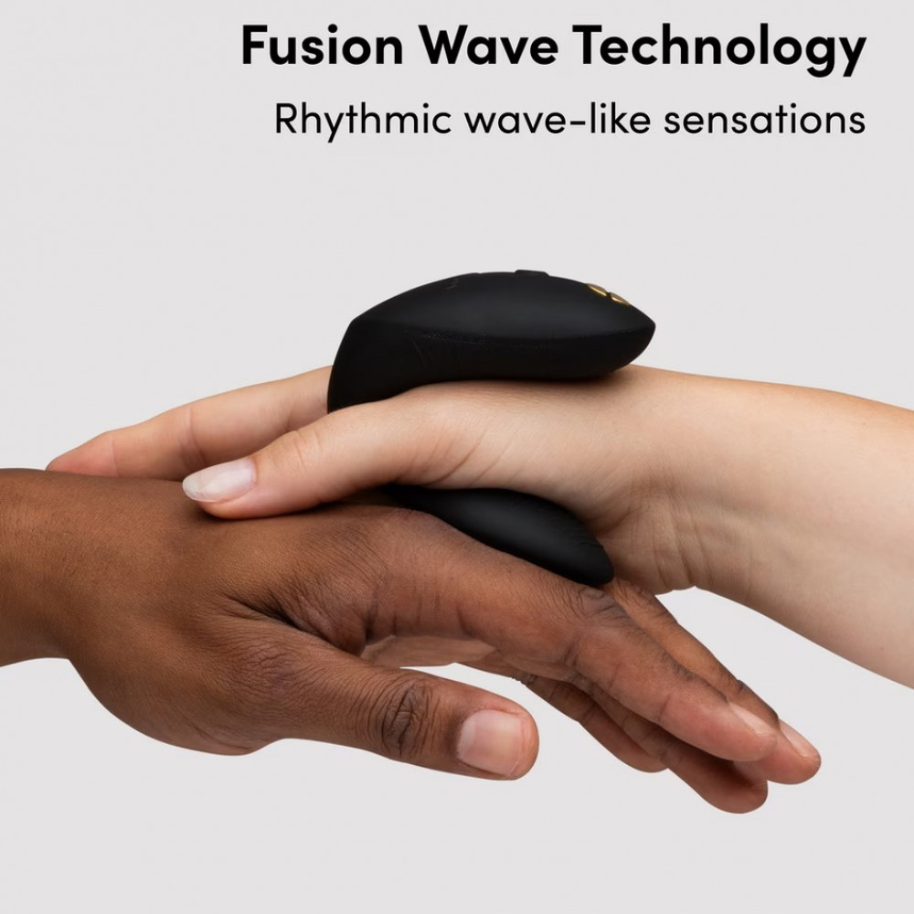 Игрушки для пар - Вибратор для пар We-Vibe Chorus Pro Satin Blackс пультом и приложением, черный 44