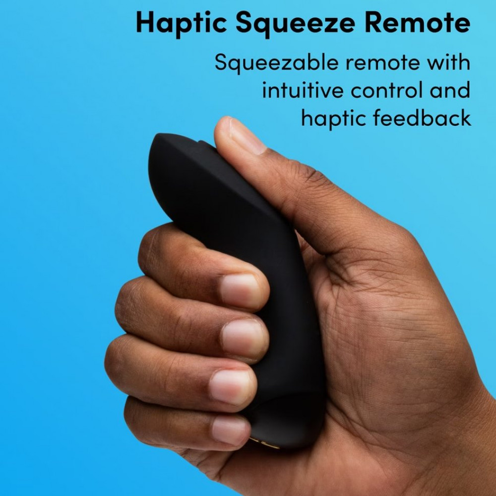 Игрушки для пар - Вибратор для пар We-Vibe Chorus Pro Satin Blackс пультом и приложением, черный 29