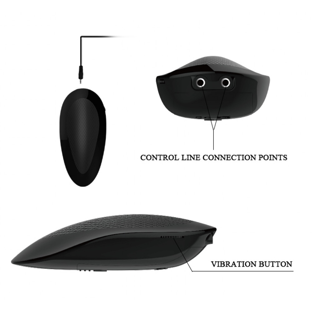 Різне - Вибратор на присоске BAILE - Barbara Multi-speed vibration, BW-008073ZSY 5