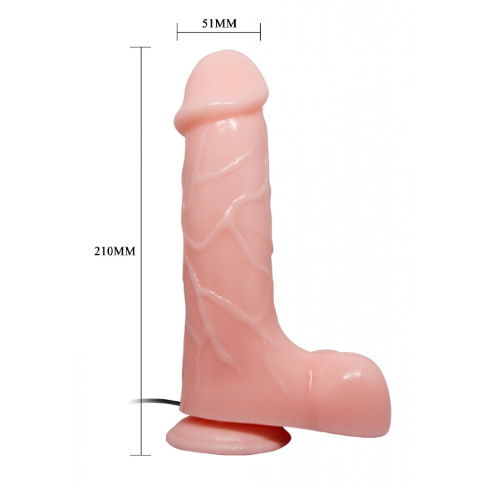 Різне - Вибратор на присоске BAILE - Barbara Multi-speed vibration, BW-008073ZSY 4