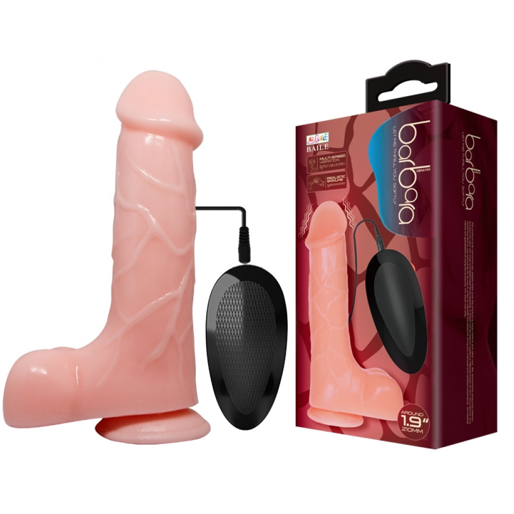 Різне - Вибратор на присоске BAILE - Barbara Multi-speed vibration, BW-008073ZSY