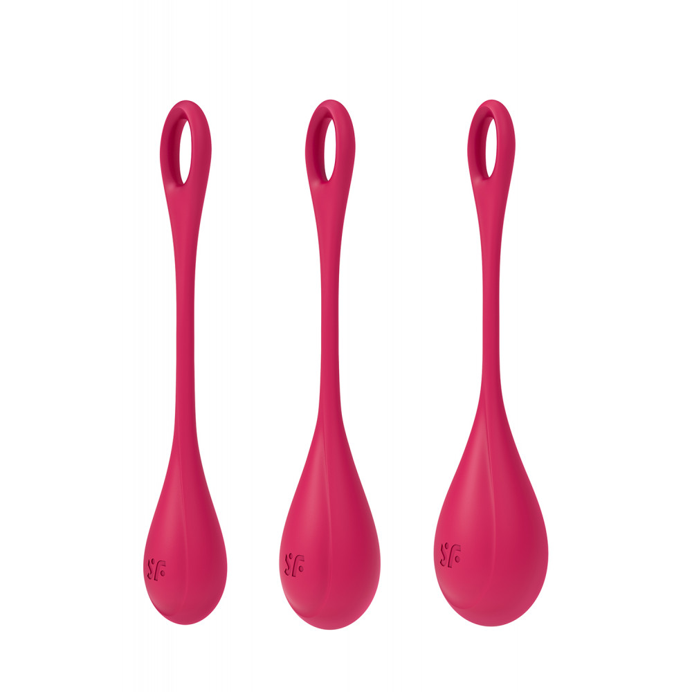 Вагинальные шарики - T360186 Набор вагинальных шариков Satisfyer Yoni Power 1 Red 2