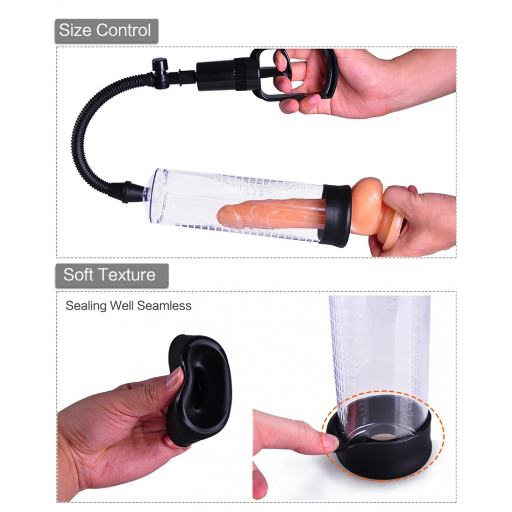 Разное - Вакуумная помпа CANWIN Penis Pump Men Powerup - P828 5
