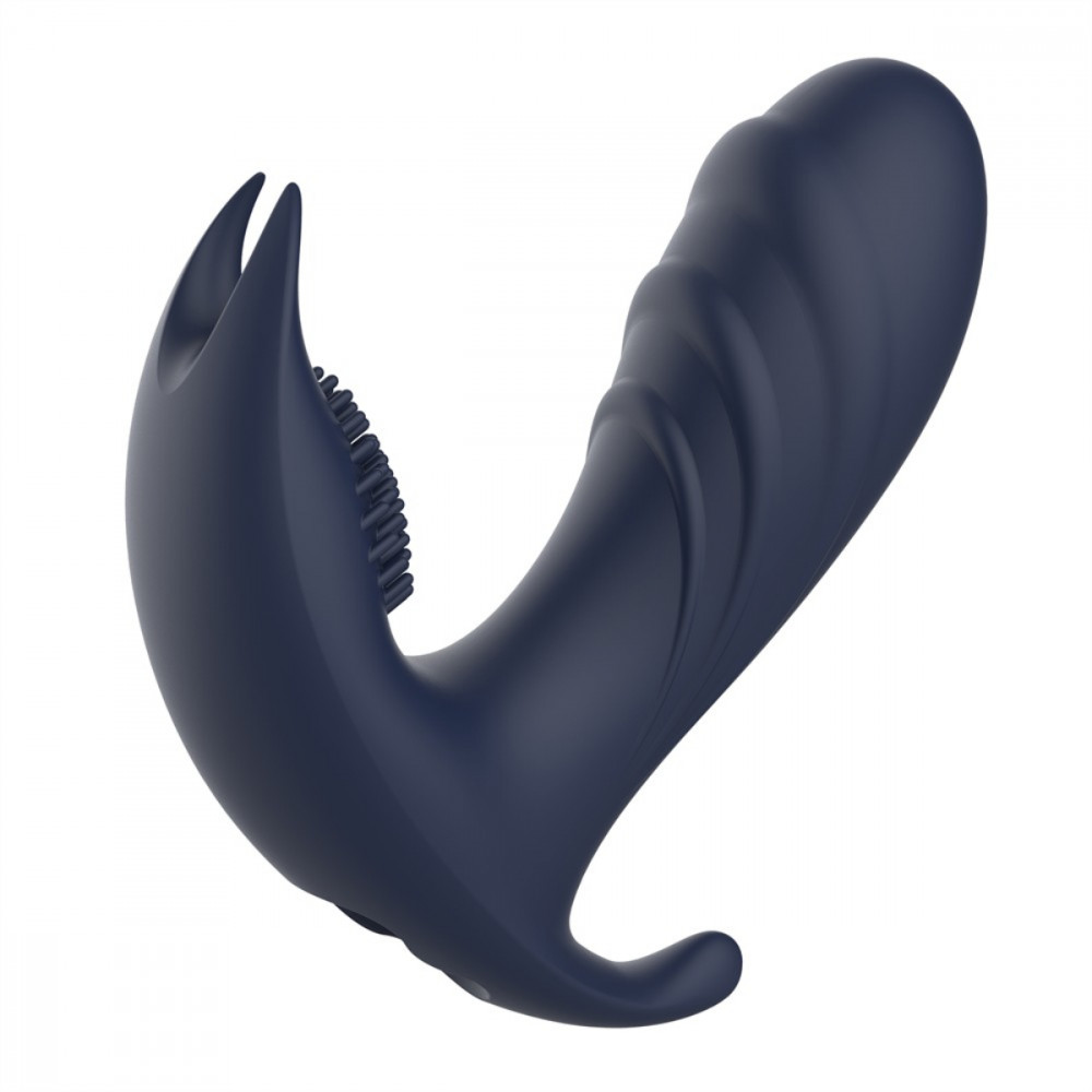 Массажеры простаты - Анатомический массажер простаты с вибрацией Dream Toys Startroopers, синий, 12,5 см 7