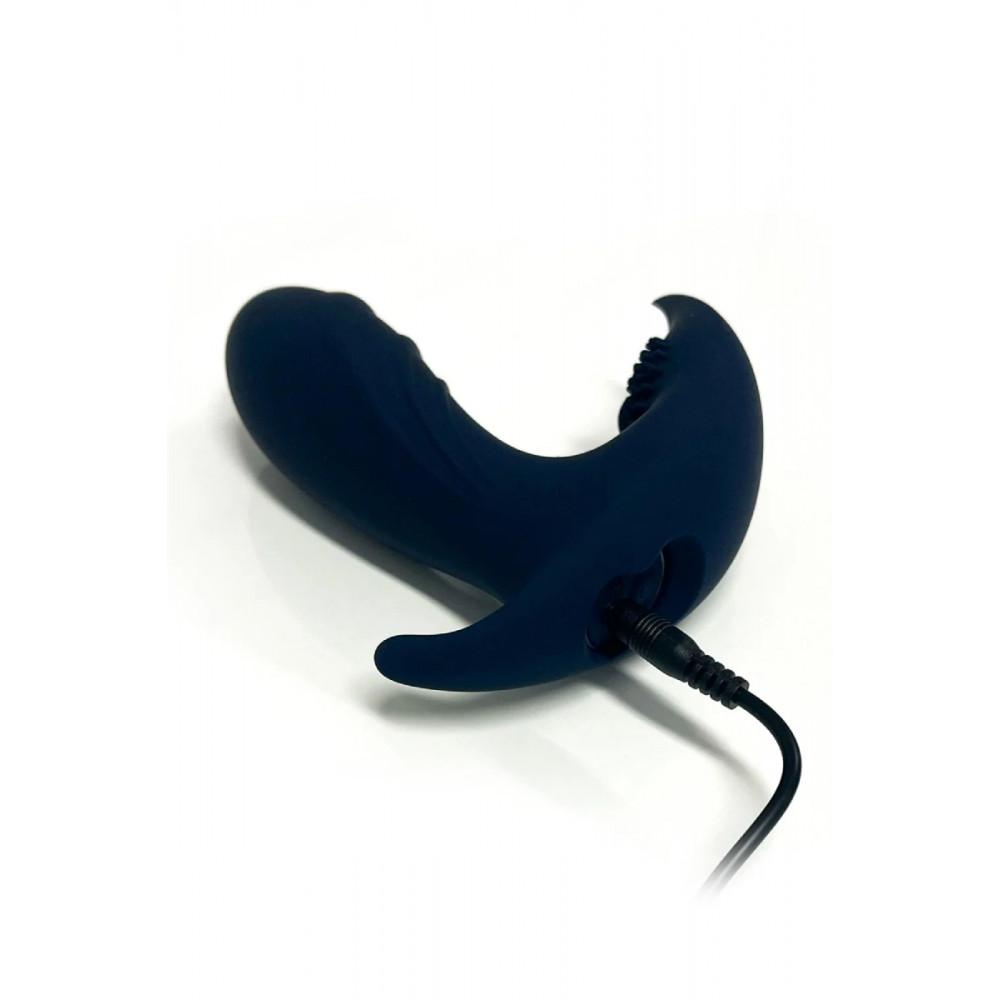 Массажеры простаты - Анатомический массажер простаты с вибрацией Dream Toys Startroopers, синий, 12,5 см 12