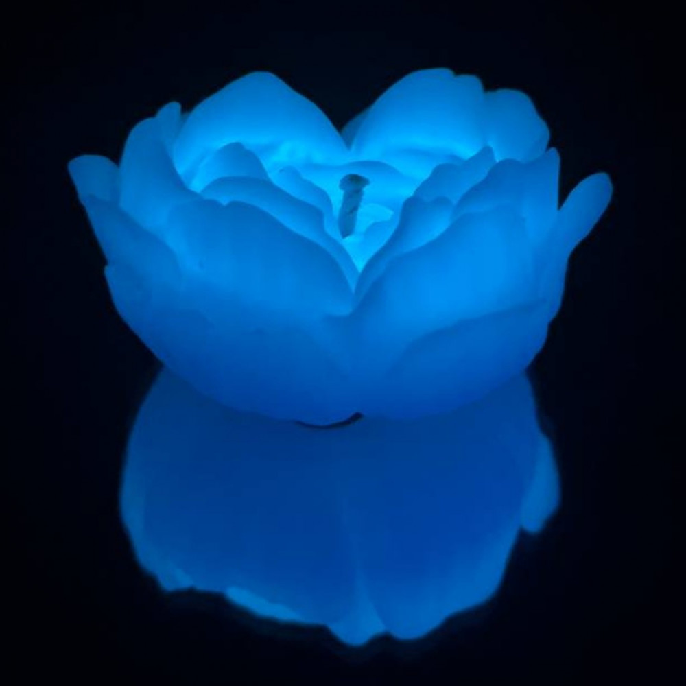 Для масажу - Cвiчка люмінісцентна низькотемпературна GlowKink блакитна, М