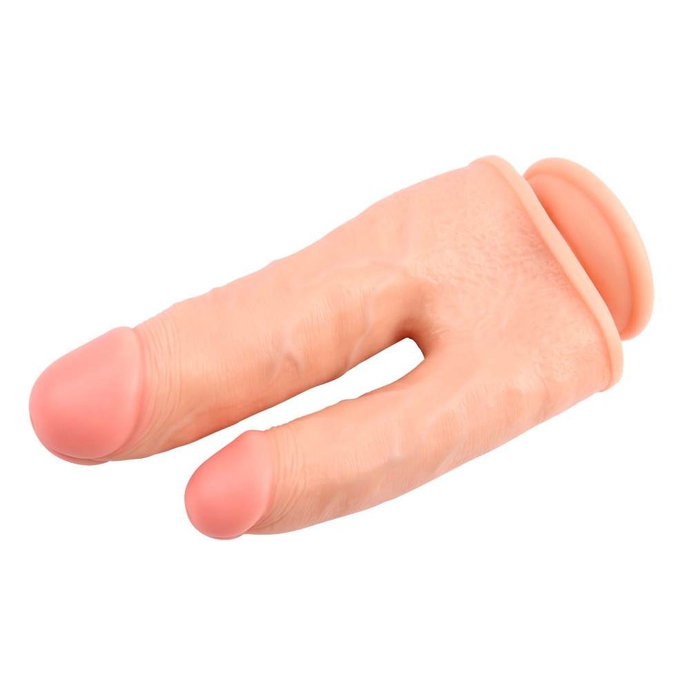 Разное - Фаллоимитатор двойной с мошонкой Chisa Ballsy Super Cock Bromeo # 02 на присоске, телесный 2