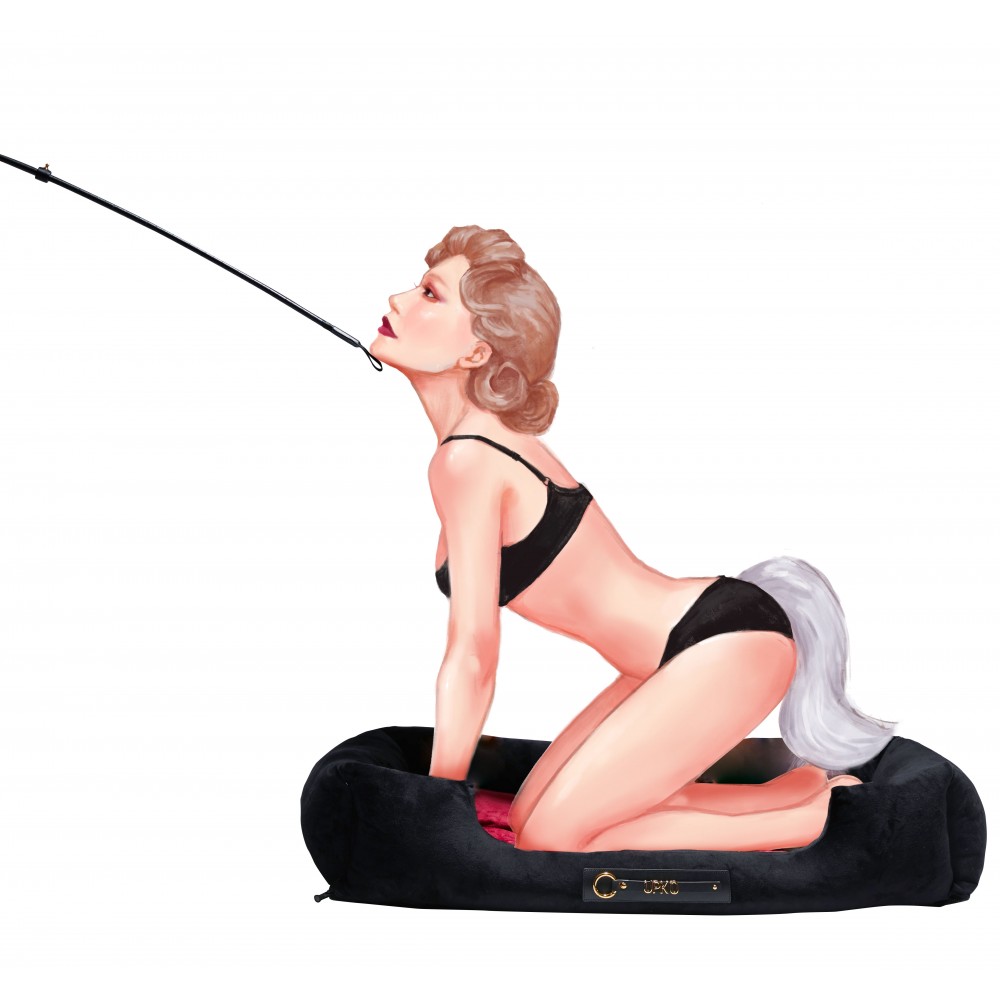 Різне - Хвіст на магнітній основі UPKO для Pet Play з лисиного хутра, білий 8