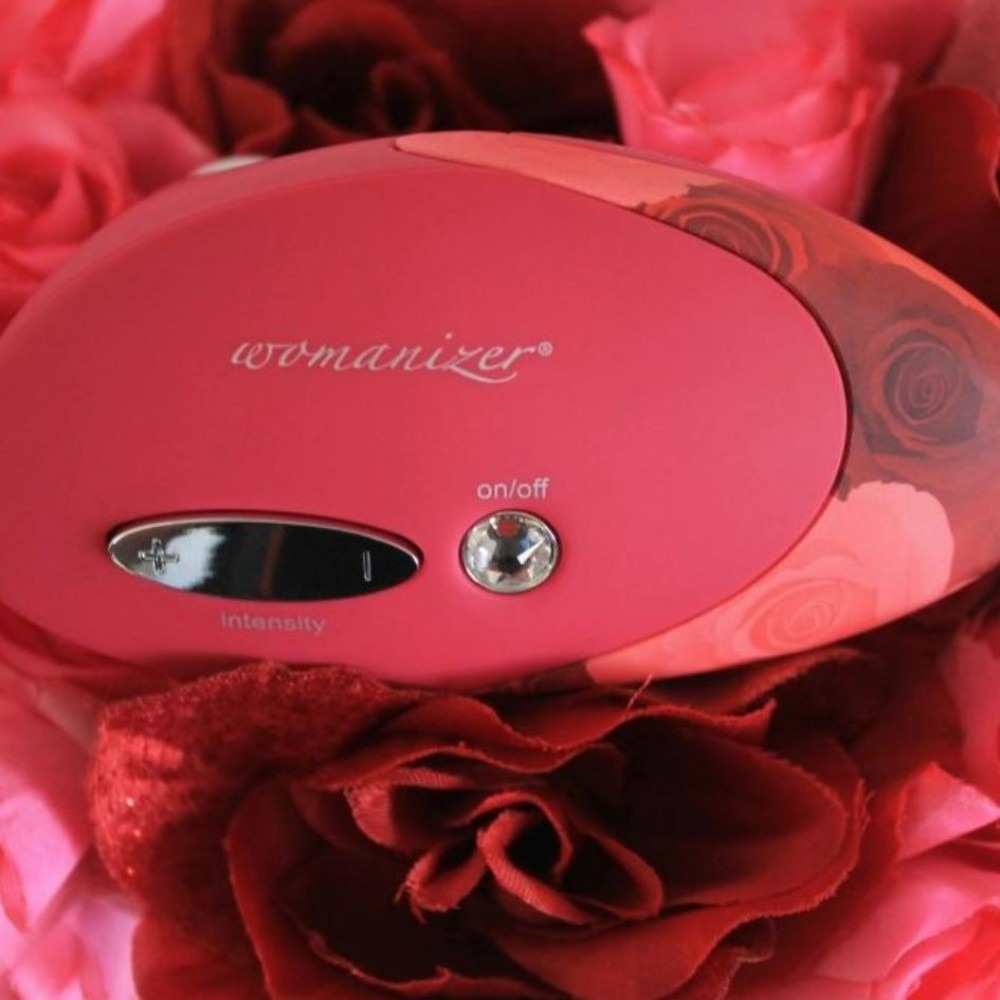 Секс игрушки - Клиторальный стимулятор Womanizer красно-розовый W-500 Red/Rose 5