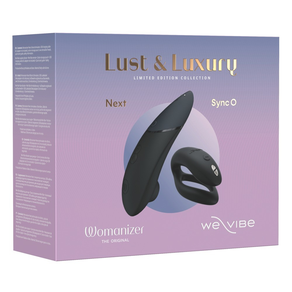  - Колекційний набір Womanizer Next + We-Vibe Sync O вакуумний стимулятор та вібратор для пар, чорний 8