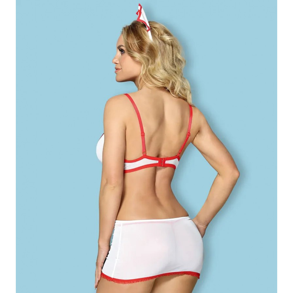  - Костюм медсестры S/M Sunspice, белый, 3 предмета 1