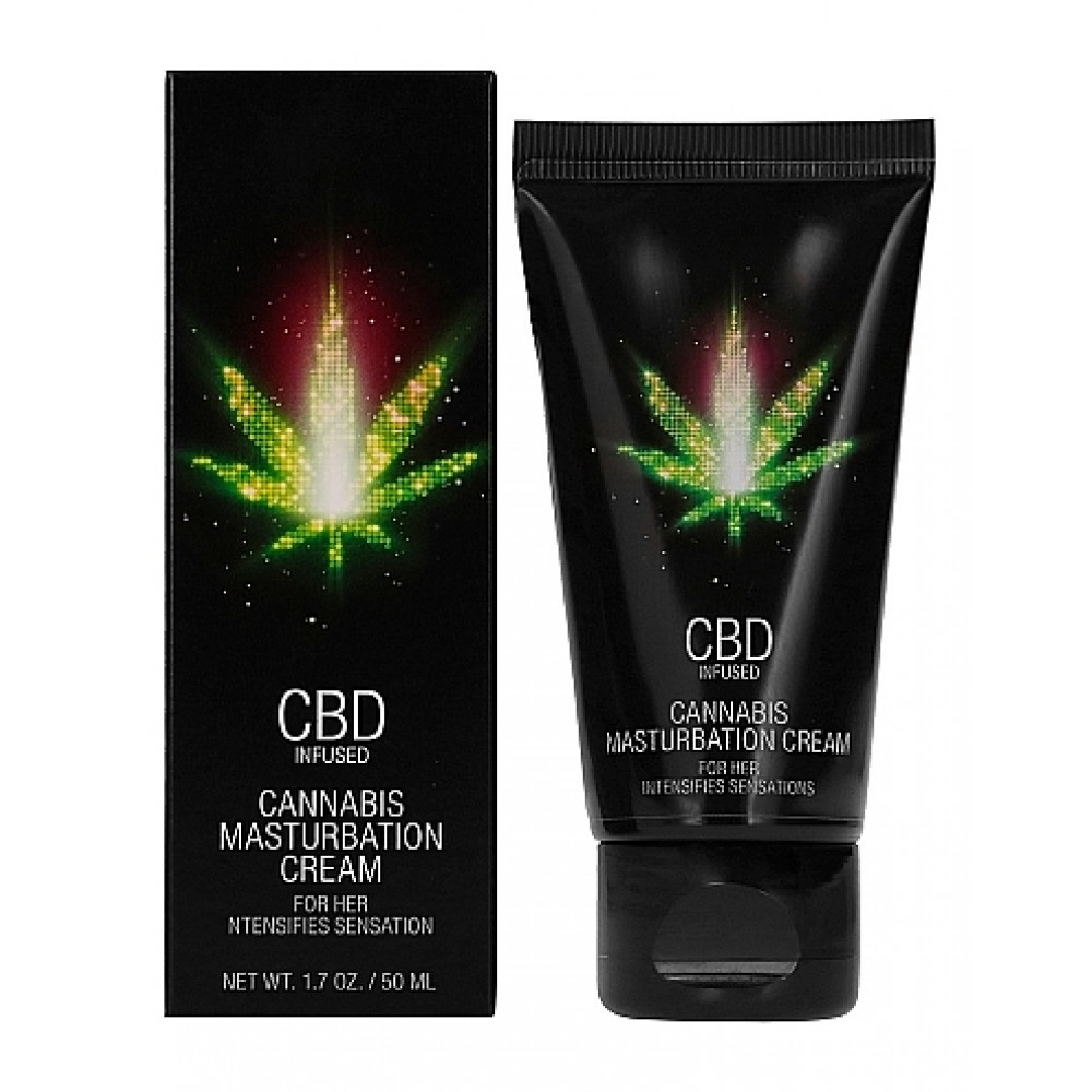 Різне - Стимулюючий крем для жінок Shots-CBD Cannabis Masturbation Cream For Her, 50 ml