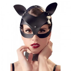 Маска кошечка Shiny cat Mask with studs