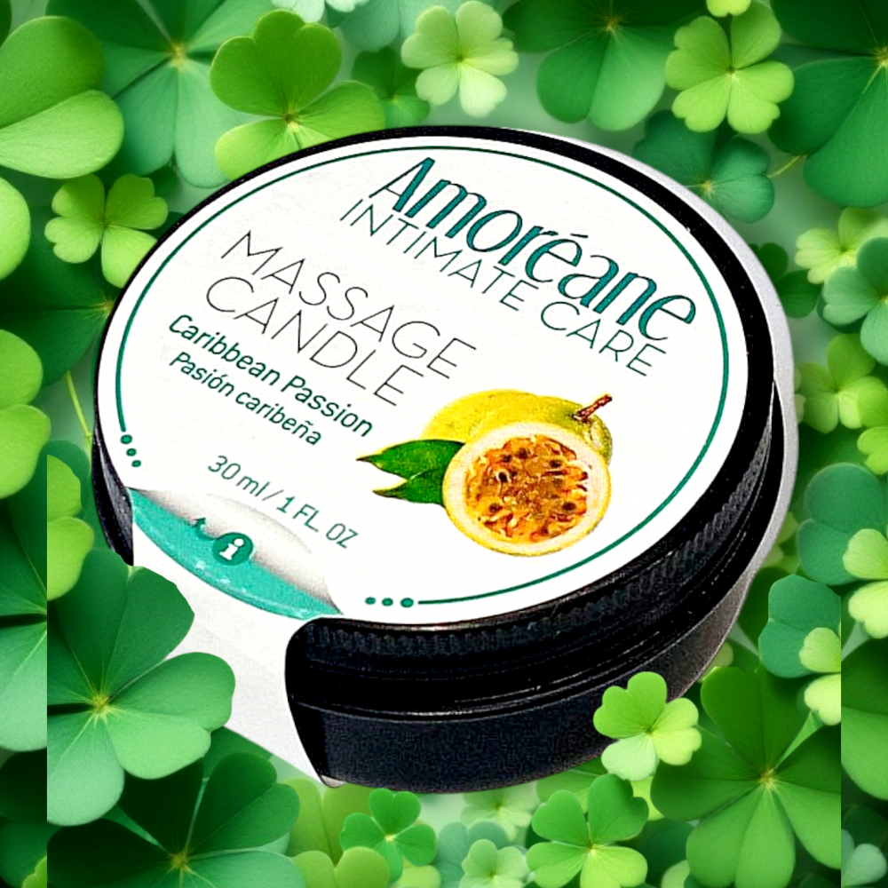 Разное - Массажная свечка Amoreane Candle Карибская страсть, 30 мл 1