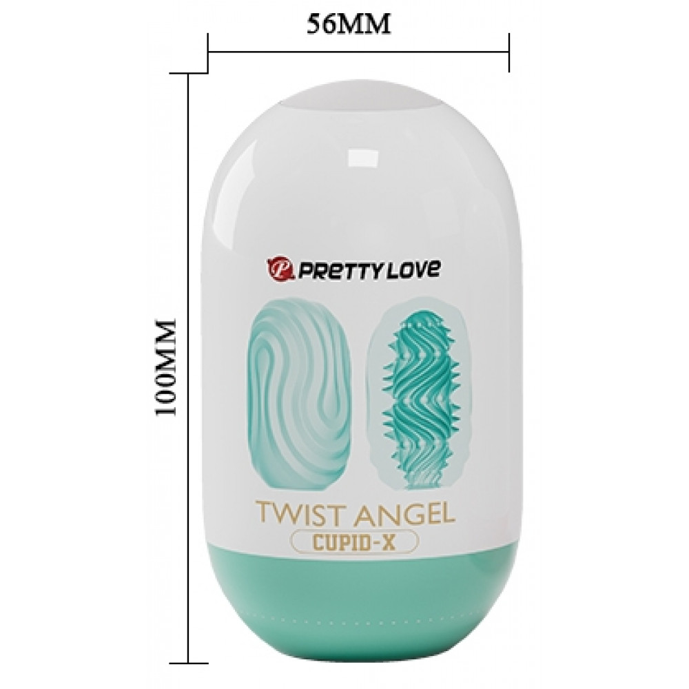 Різне - Мастурбатор яйце Pretty Love - Twist Angel Cupid-X, BI-014931-1 3