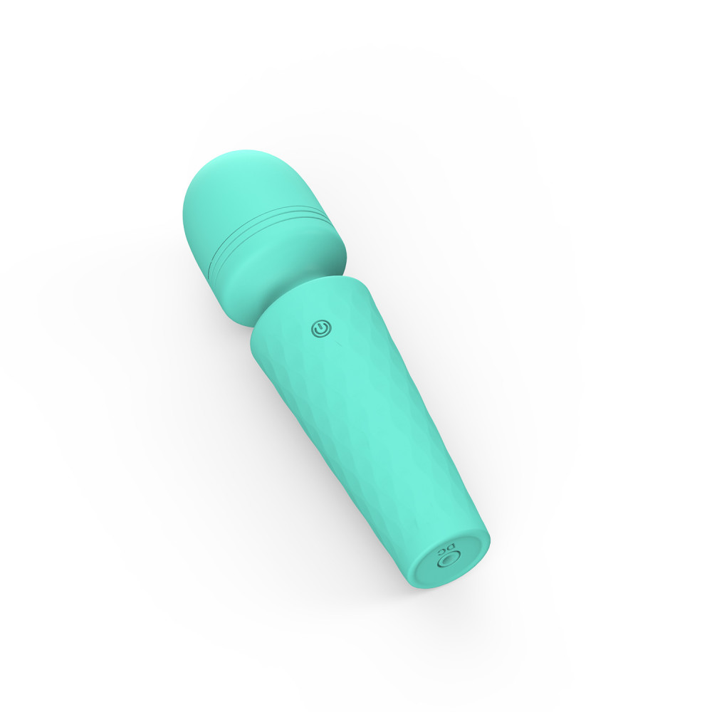 Для LGBTQ+ - Міні-вібратор мікрофон Every Night Toys Sharon бірюзовий, 10 режимів вібрації 3