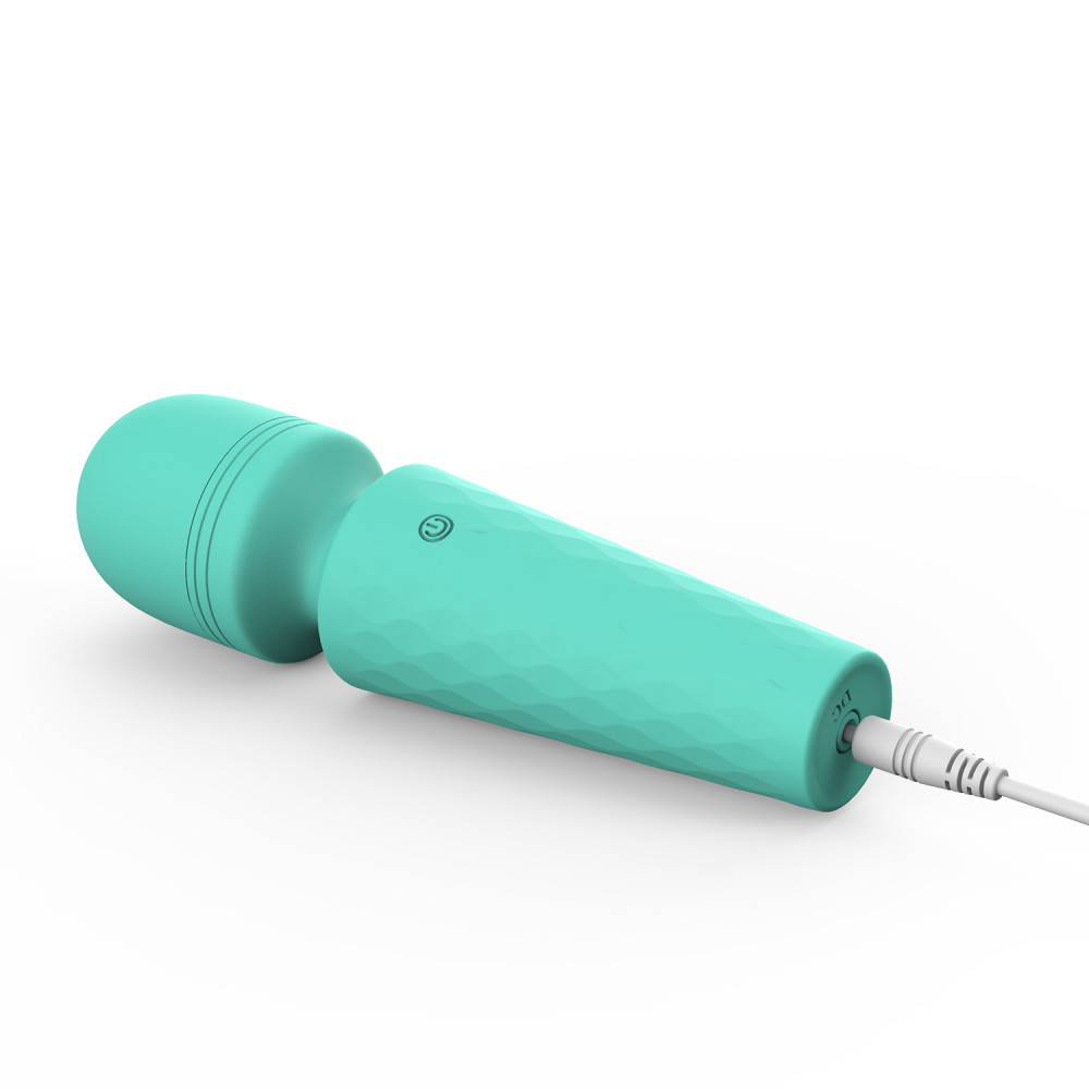 Для LGBTQ+ - Міні-вібратор мікрофон Every Night Toys Sharon бірюзовий, 10 режимів вібрації 4