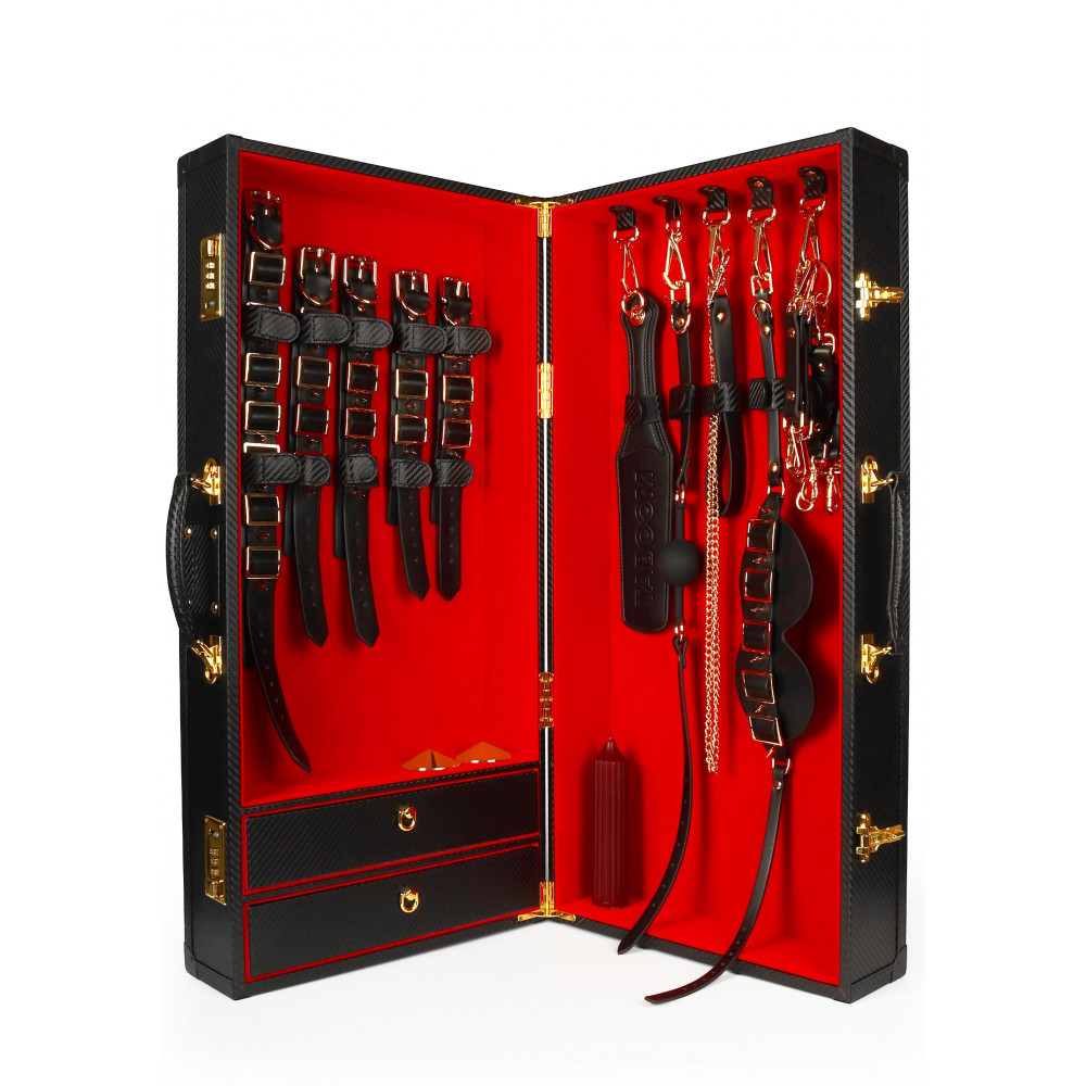 БДСМ игрушки - Шкаф-чемодан для БДСМ-аксессуаров TABOOM Desires Masterpiece Case, 11 предметов 3