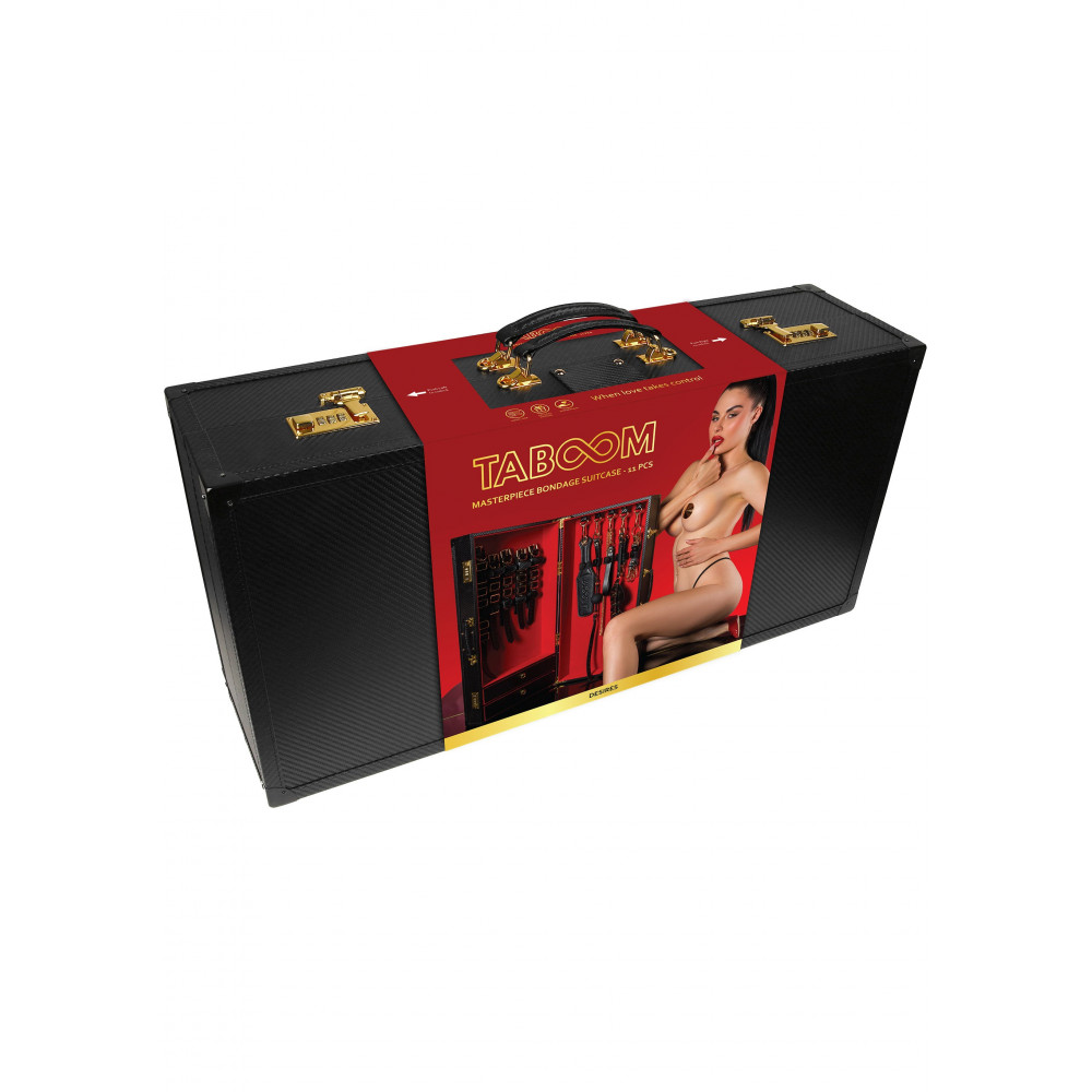 БДСМ игрушки - Шкаф-чемодан для БДСМ-аксессуаров TABOOM Desires Masterpiece Case, 11 предметов 9